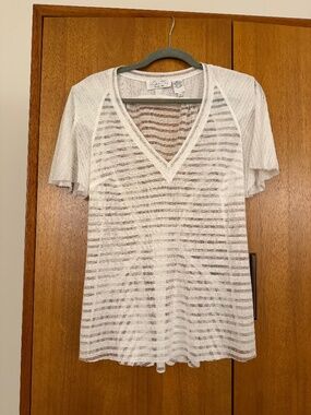 Byron Lars Beauty Mark White Blouse size 6